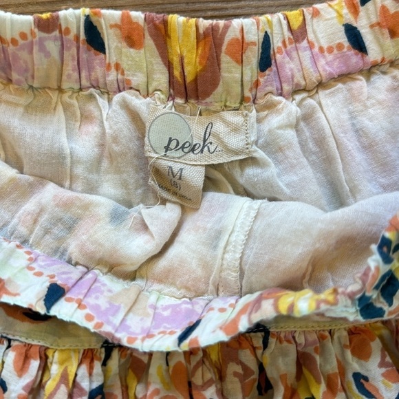 Peek Floral Skort Size Medium 8 EUC - Picture 2 of 6